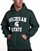 Apparel : Michigan State Spartans Hoodie with Arch and Mascot