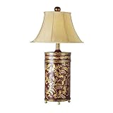 Regal Oval Table Lamp - Red