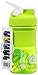 BlenderBottle SportMixer Tritan Grip Shaker Bottle, Green/White, 20-Ounce