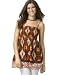 Speechless Smocked Border-Print Tunic