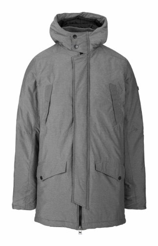 BENCH Herren Parka CAYDEN, steel grey, L, BMKA1071_GY001
