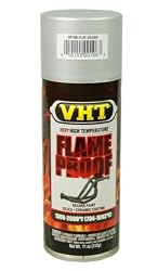 VHT Flat Silver Aerosol Spray Flameproof Very High Temp Coat