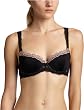 Felina Women's Tricia Lace Trimmed Satin Contour Bra
