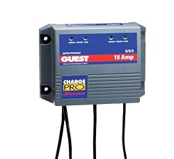 Guest 2613A Charge Pro Series Marine Battery Charger (12/24-Volt, 15-Amps 5/5/5, Triple Output)