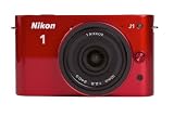 Nikon 1 J1 rouge glossy + objectif 10 mm