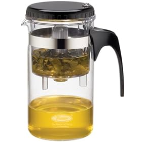 Tea Infuser, 1 Ltr, Glass Jug with Infuser Basket