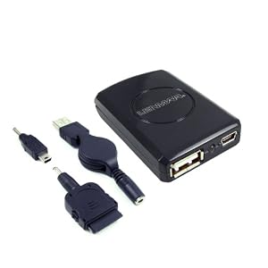 Lenmar PowerPort Mini Any Where Charger for iPhone 1G, 3G/3GS, and Most BlackBerry Phones - Black