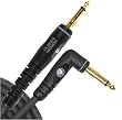 Planet Waves Custom Series Straight to Right Angle Instrument Cable - 20ft