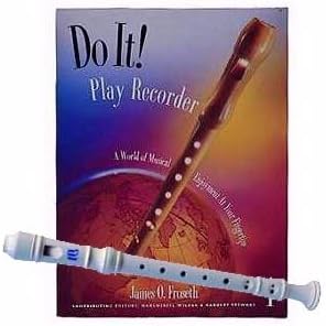 Recorder Pack: West Music Bare Bones Soprano Recorder with Do It! Play Recorder! Book & CD