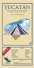 Yucatan State and Merida City Map