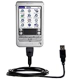 Klassisches USB Kabel f�r Sony Clie T665C mit Hot Sync und aufladen Einsatzm�glichkeiten - von Gomadic mit TipExchange Technology