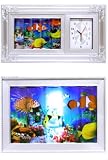 Aquarium Moving Motion Light Lamp With Quartz Clock
