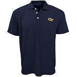 Georgia Tech Yellow Jackets Navy Blue Double Mercerized Polo