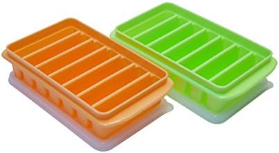 Polar Vortex - 4 Mini Ice Cube Trays with Lids