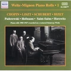 The Welte-Mignon Reproducing Piano Rolls Vol 1