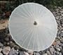 Cloth Parasol, Solid Ivory #8000WW