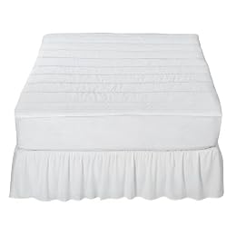 300-Thread-Count Mattress Pad (Cal King , White) $4.49