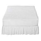 White 300TC Mattress Pad - Cal King