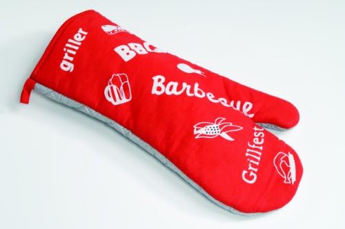 BBQ Oven Mitt, 15" Long Heat Resistant Barbeque Mitt