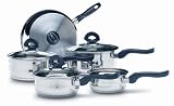 Swan CW792 5 Piece Stainless Steel Pan Set with Bakerlite Handles