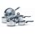 Swan CW792 5 Piece Stainless Steel Pan Set with Bakerlite Handles