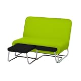Review Adesso  / Couch with Ottomans- Apple Green/ Black