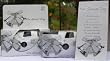 10 Pack Shiny Silver Bells Wedding Disposable 35mm Cameras in Gift Boxes with Matching Tents 27 Exp.
