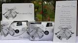 10 Pack Shiny Silver Bells Wedding Disposable 35mm Cameras in Gift Boxes with Matching Tents 27 Exp.