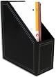 Rustic Genuine Leather Executive Magazine Rack
