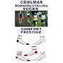 3 PAIRS COOLMAX SOCKS (DEFEET, SOCKGUY, AND LIN MIX) RUNNING/CYCLING SOCKS - MOSTLY WHITE