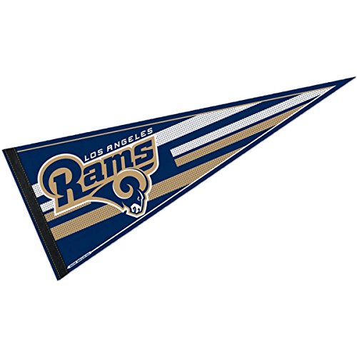 LA Rams Pennant and 12