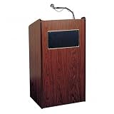 Presentation Lectern. 25"x20"x46", Mahogany, Sold as 1 each