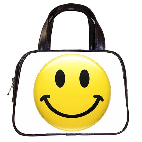 Photo Handbag (Two Sides) of Smiley Face (Angry, Christmas, Animated, Evil, Funny, Happy, Laughing, Yellow Smiley Face) Photo Handbag (Two Sides) of Smiley Face (Angry, Christmas, Animated, Evil, Funny, Happy, Laughing, Yellow Smiley Face)