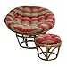 Blazing Needles Outdoor Papasan Cushion - 93302-46-REO-21
