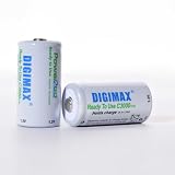 DIGIMAX Power2Go Rechargeable MN1300/ LR14/ C Cells 3000 mAh 2 pack READY TO USE (ENELOOP / HYBRIO TYPE)