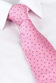 Machine Washable Spot Print Textured Tie
