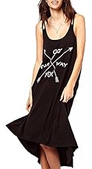 Backless Cotton Sleeveless  Shirt  Dress