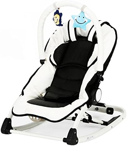 Chbaby Deluxe Musical Rocker with Calmning Vibration,Foldable Baby Bouncer