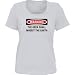 WARNING THE GEEK SHALL INHERIT THE EARTH *Bella Ladies/ JUNIORS Short Sleeve Scoop Neck FITTED TEE (T-Shirt) Various Colors