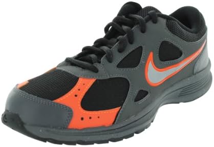Nike Kids Advantage Runner 2 GS/PS Black/Mtllc Silver/Drk Grey/Wht Running Shoes 5.5 Kids US