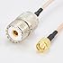 Handheld Antenna Cable SMA male to UHF SO-239 Female Connectors 3ft