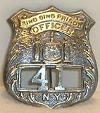 Sing Sing Prison Guard Officer New York Police Badge