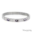 NOMINATION ITALY Made in Italy Majestic Three-stone Bracelet With 3.00ctw Cubic zirconia Well Made in Stainless steel. Total item weight 13.5g Length 7in