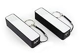UPC 844949022569 product image for Combo: 2pcs Propel 2200mAh Portable Keychain Power Bank (Black & Black) | upcitemdb.com