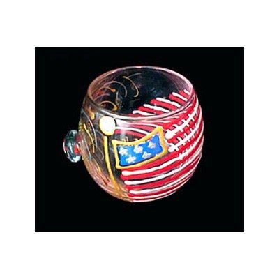 Americas Flag Design - with candle