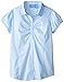 Nautica Girls 7-16 Short Sleeve Woven Blouse With Shirring
