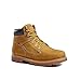 KINGSHOW Men's 1406 Premium Full-Grain Leather Plain Rubber Sole Soft Toe Work Boots