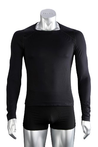 FALKE Herren Trekking-Unterw&auml;sche Longsleeve Shirt, black, M, 35561 Preisvergleich