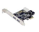 Syba SD-PEX20122 2 Port USB 3.0 with 19 Pin Header PCI-E x1 Card