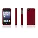 Produkt-Bild: Griffin Outfit Ice Case f&uuml;r Apple iPhone 4S dunkel rot